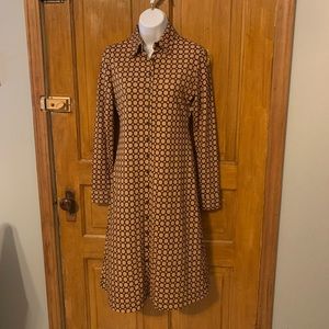 Michael Kohrs MCM dress with vintage pattern